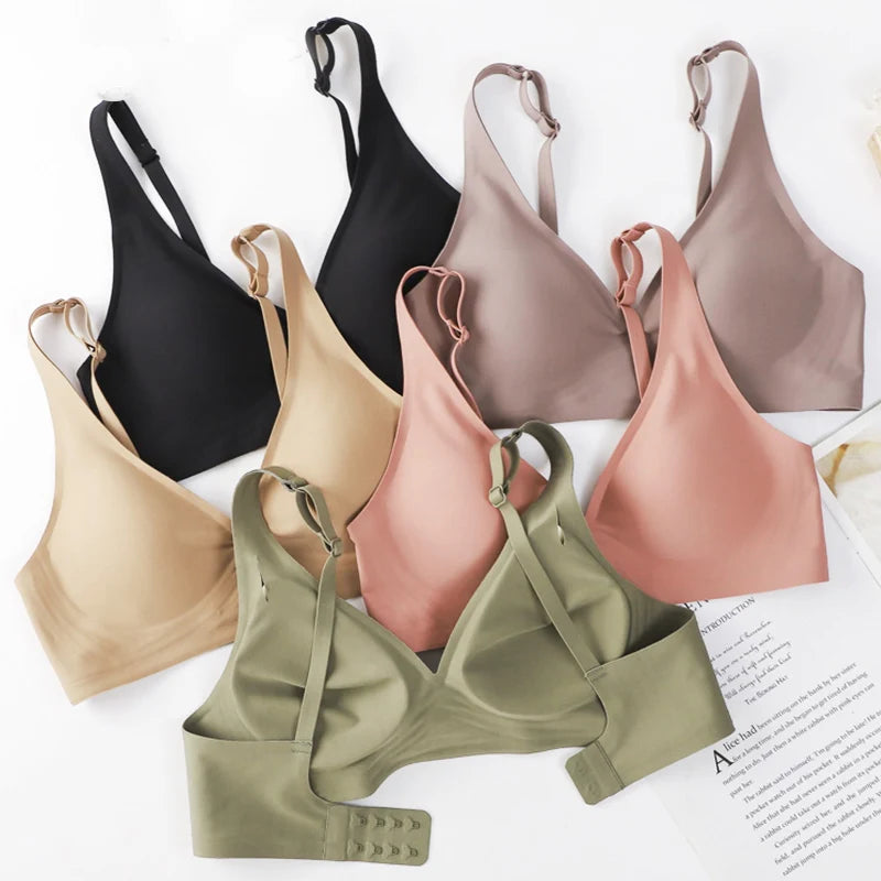 Soutien-gorge sans couture sans armatures — effet push-up