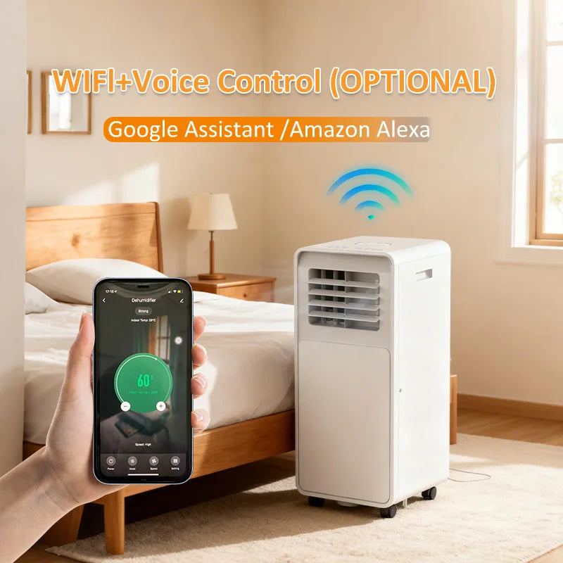 Greenfly/JJPRO 2025 New Arrival 7000BTU 1020 Wholesale Touch Panel Home-used Hotel Basement Bathroom  Portable Air Conditioner