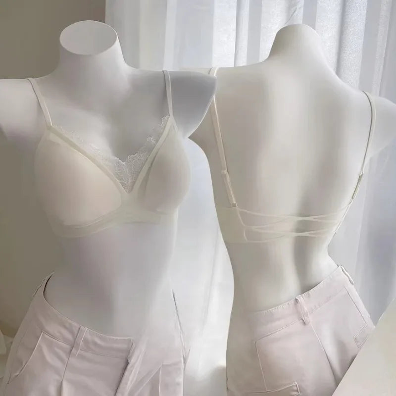 Body lingerie col montant dos nu — dentelle stretch