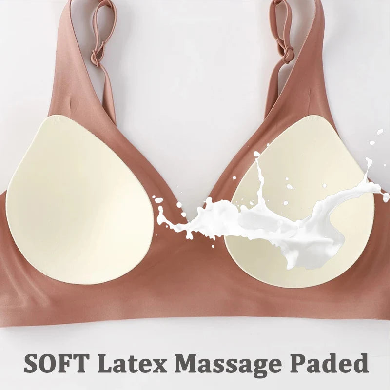 Soutien-gorge sans couture sans armatures — effet push-up