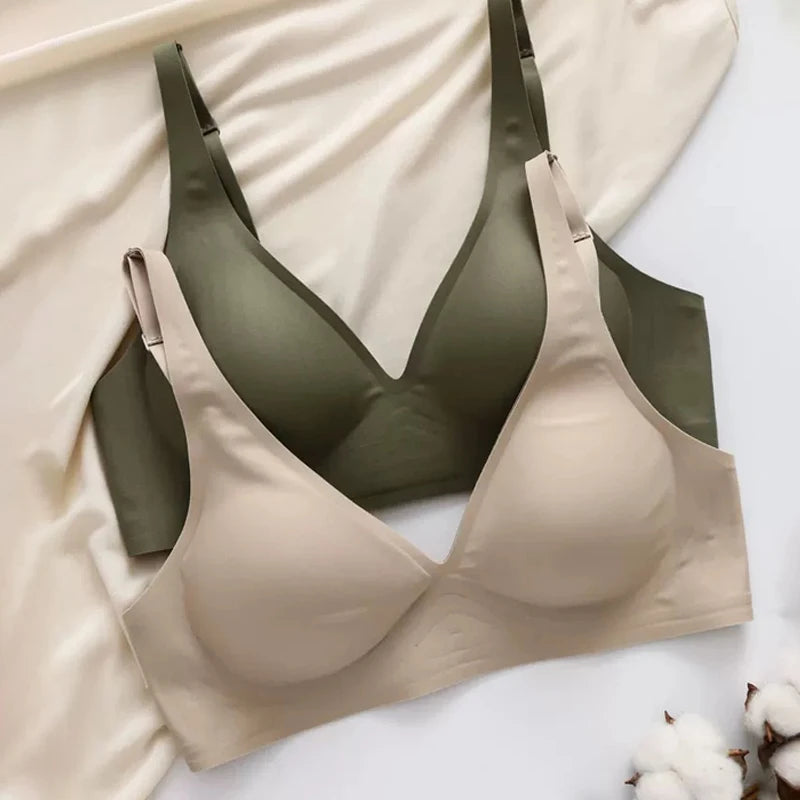 Soutien-gorge sans couture sans armatures — effet push-up