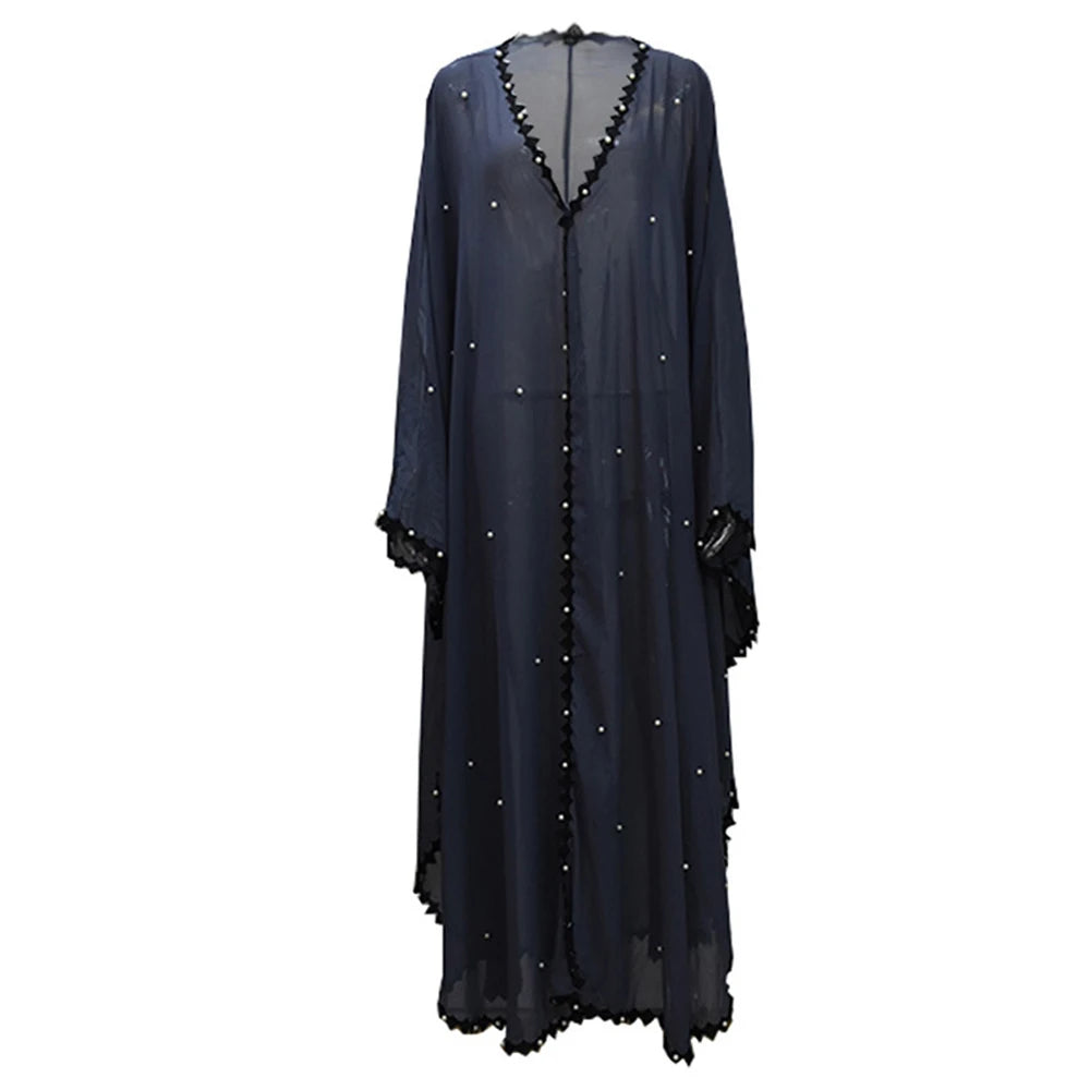 Abaya kaftan Dubaï — kimono cardigan élégant