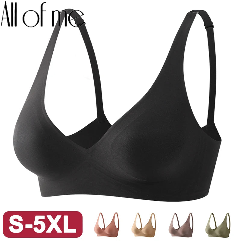 Soutien-gorge grande taille sans couture — maintien doux